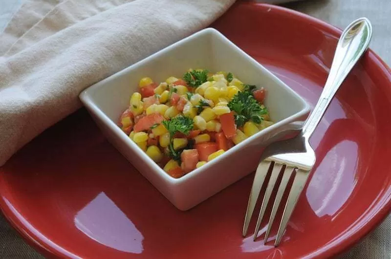 Fresh Corn Salad | Shake That Weight