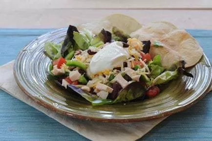Baked Tostada Salad | Shake That Weight