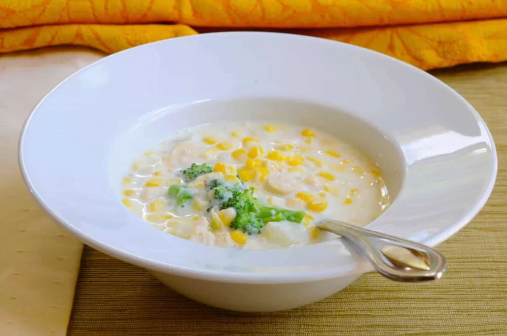 Chicken Corn Soup | Shake That Weight