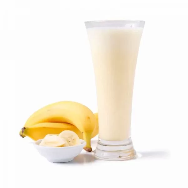 banana diet protein shake in glass
