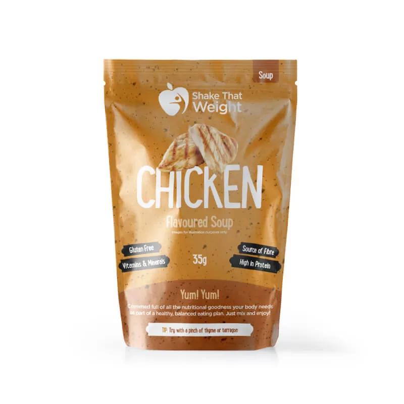 chicken diet protein soup packaging