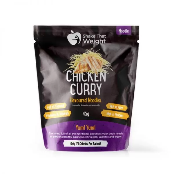 chicken curry diet protein noodle sachet
