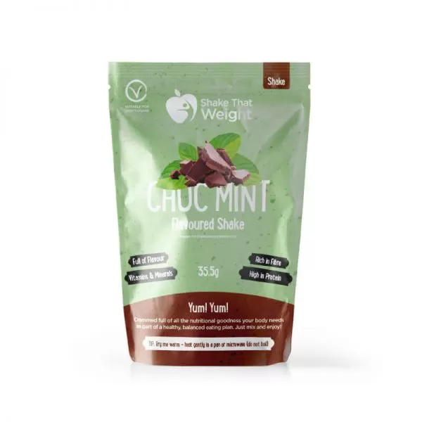 chocolate mint diet protein shake sachet