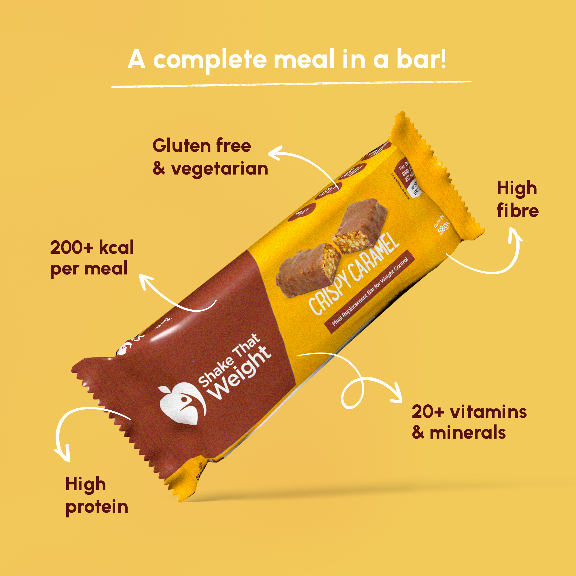 Crispy Caramel Bar Details
