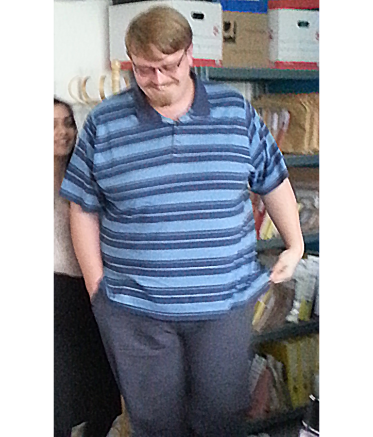 David before starting Shake That Weight