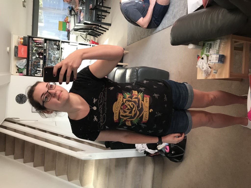 Kirsty after losing 3½ stone with Shake That Weight