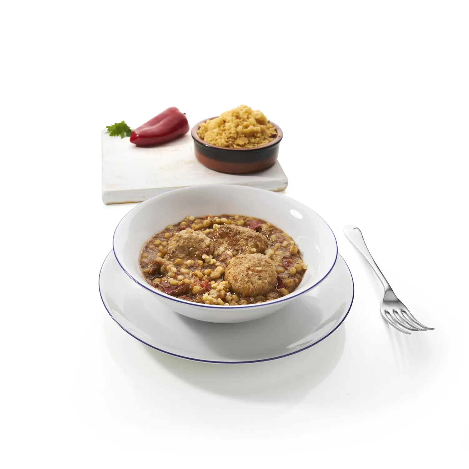 Moroccan Style Meatballs with Bulgur Wheat & Cous Cous Shake That Weight