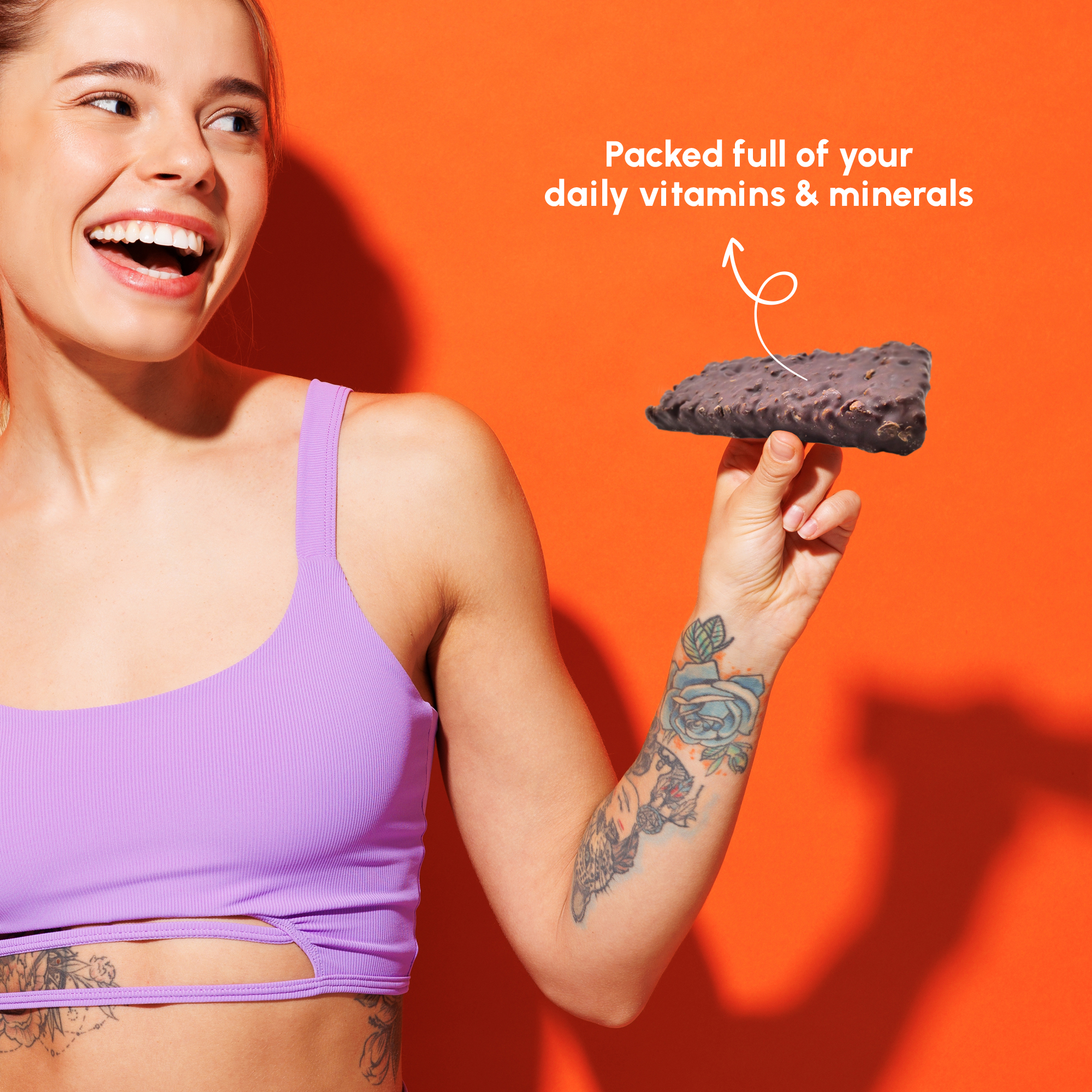 Girl holding bar – coffee & cookies-72dpi-text