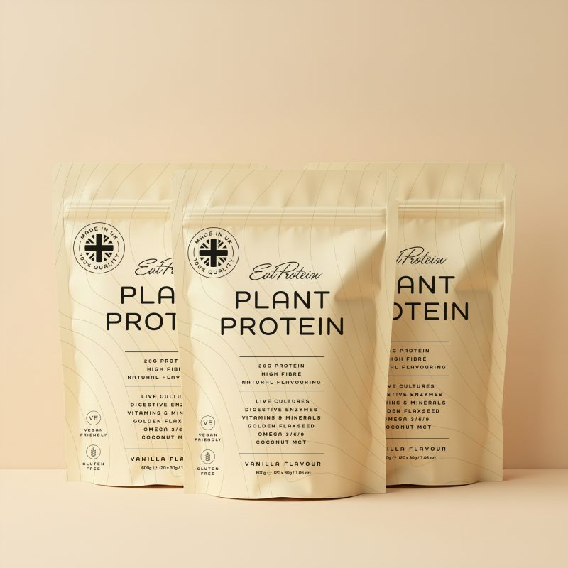 Plant Based Protein + Wellness Powder - 2 Month Supply (Vegan)
