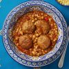 Moroccan Style Meatballs, Bulgur Wheat and Couscous