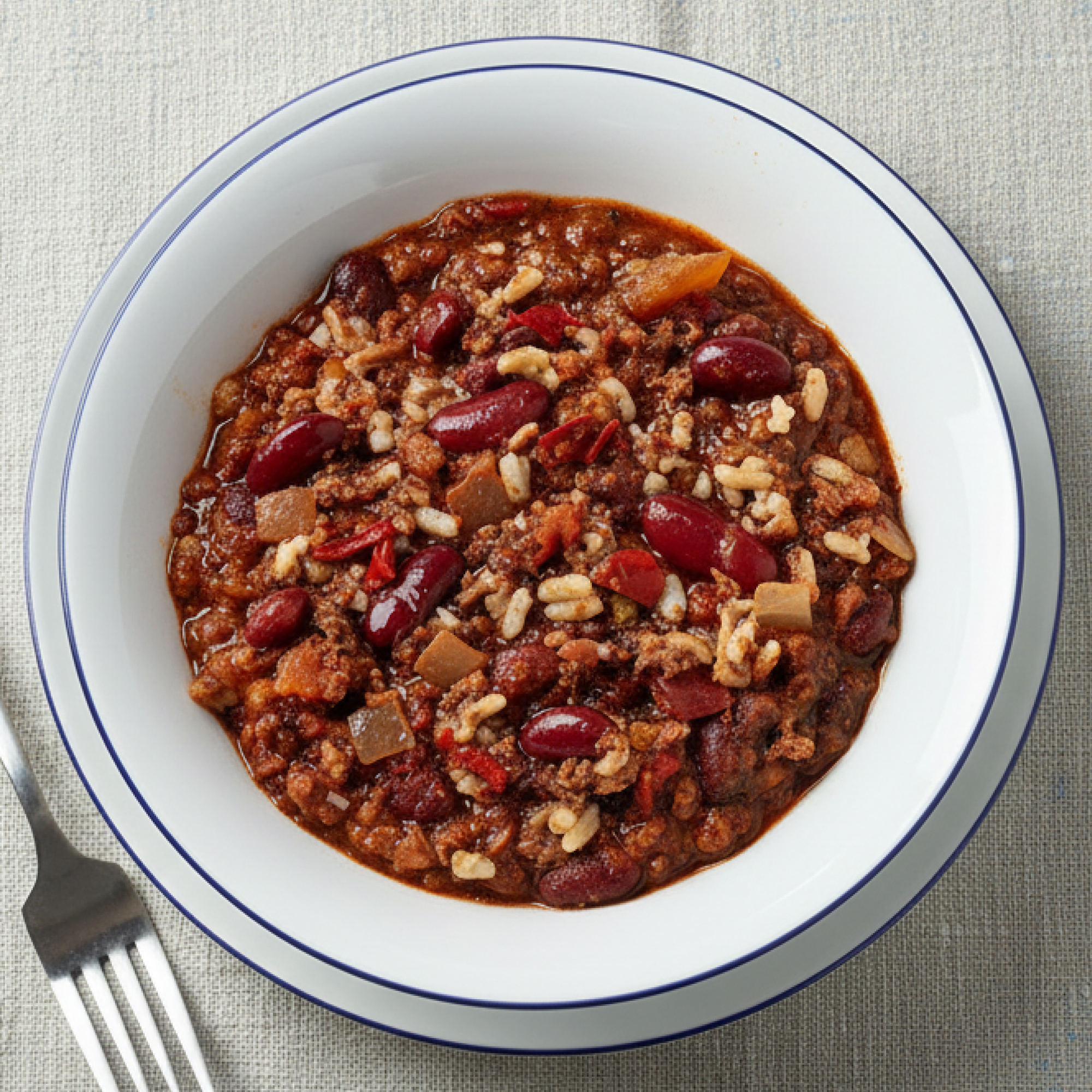 Beef Chilli with Rice & Beans