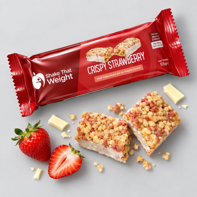 Crispy Strawberry Meal Bar