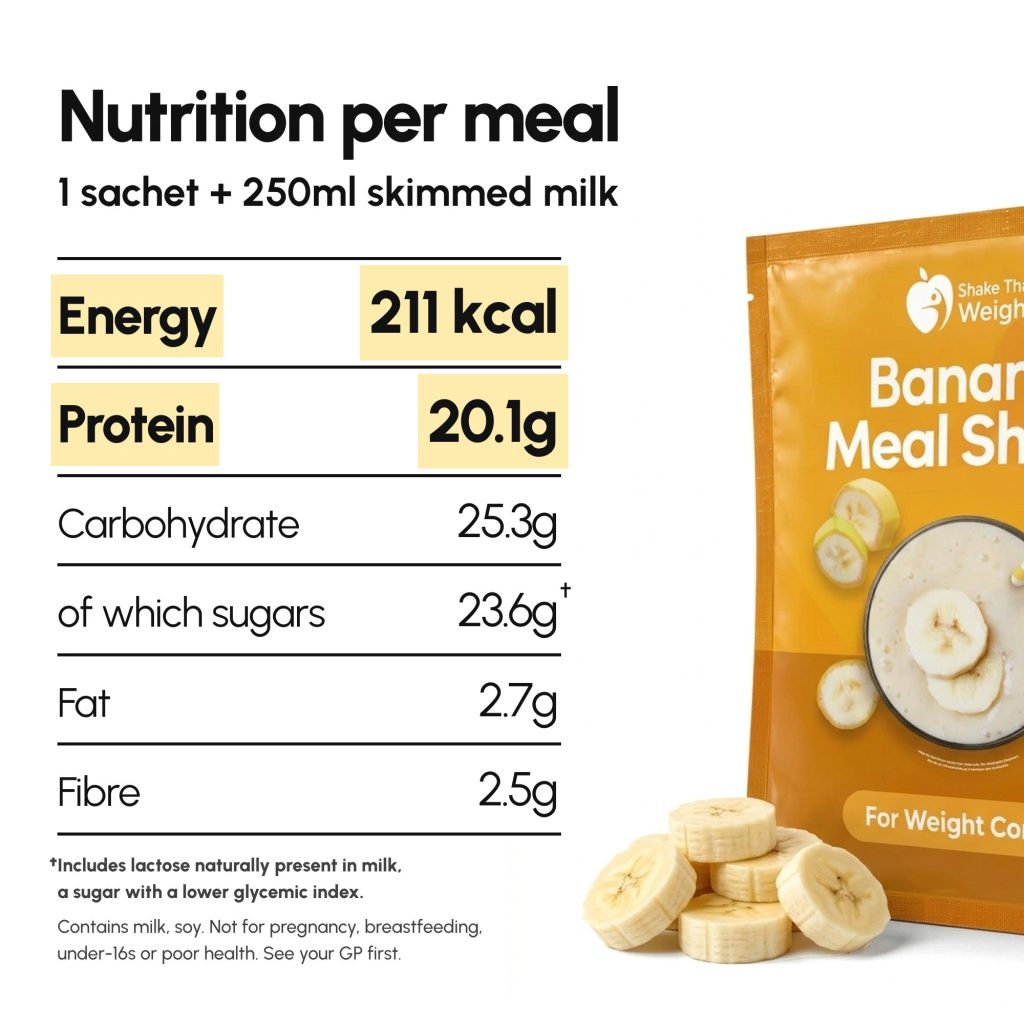 Banana meal replacement shakes, 10 meal pack - image PT07