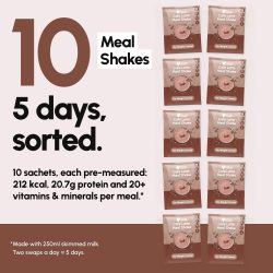 Cafe meal replacement shakes, 10 meal pack - image PT06
