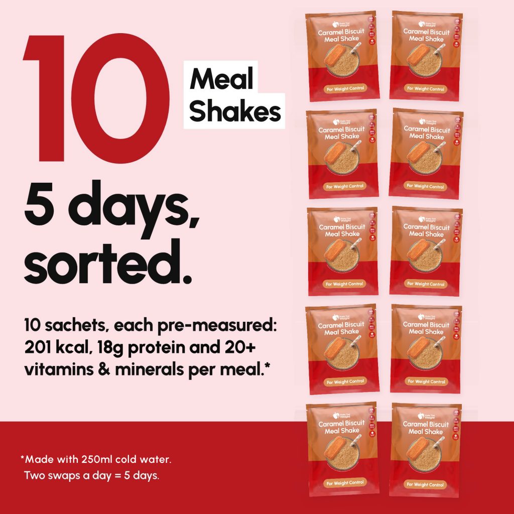 Caramel meal replacement shakes, 10 meal pack - image PT06