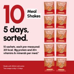 Caramel meal replacement shakes, 10 meal pack - image PT06