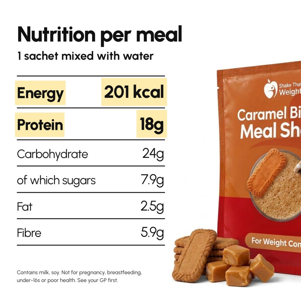 Caramel meal replacement shakes, 10 meal pack - image PT07
