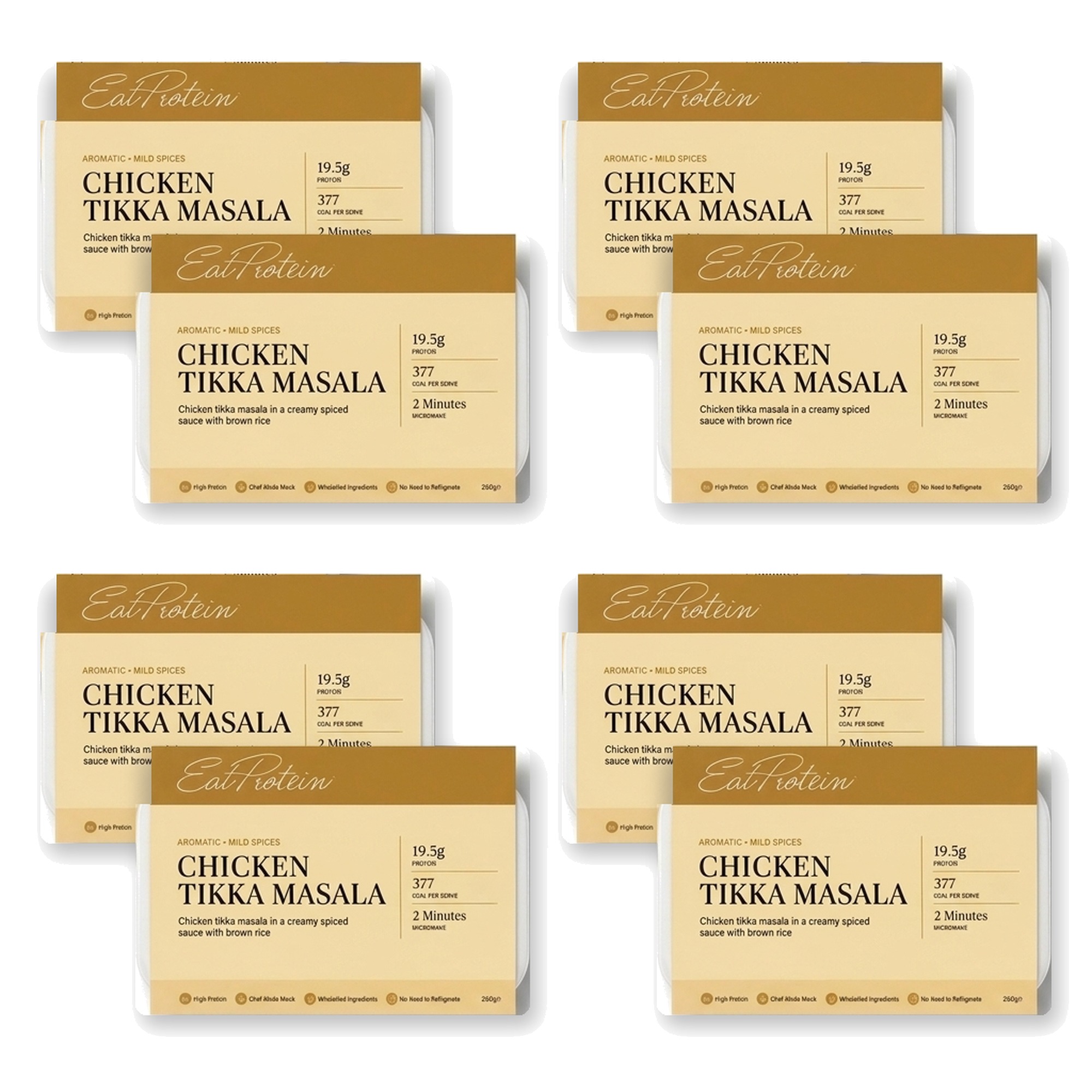 Chicken Tikka Ready Meal – 8 Pack