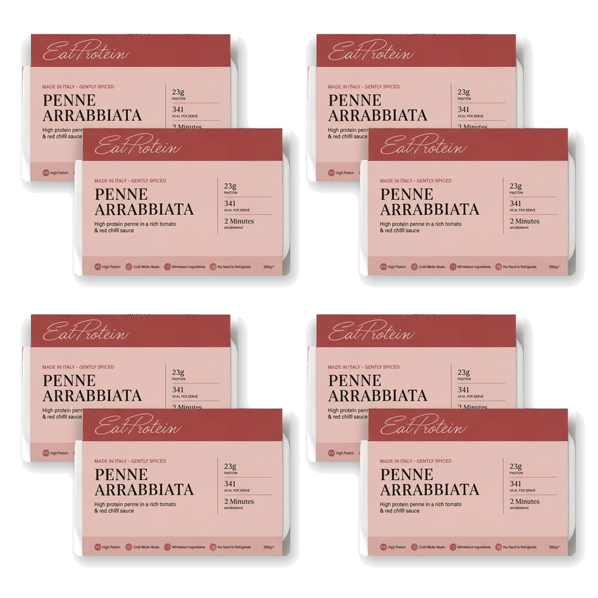 Penne Arrabbiata Ready Meal – 8 Pack