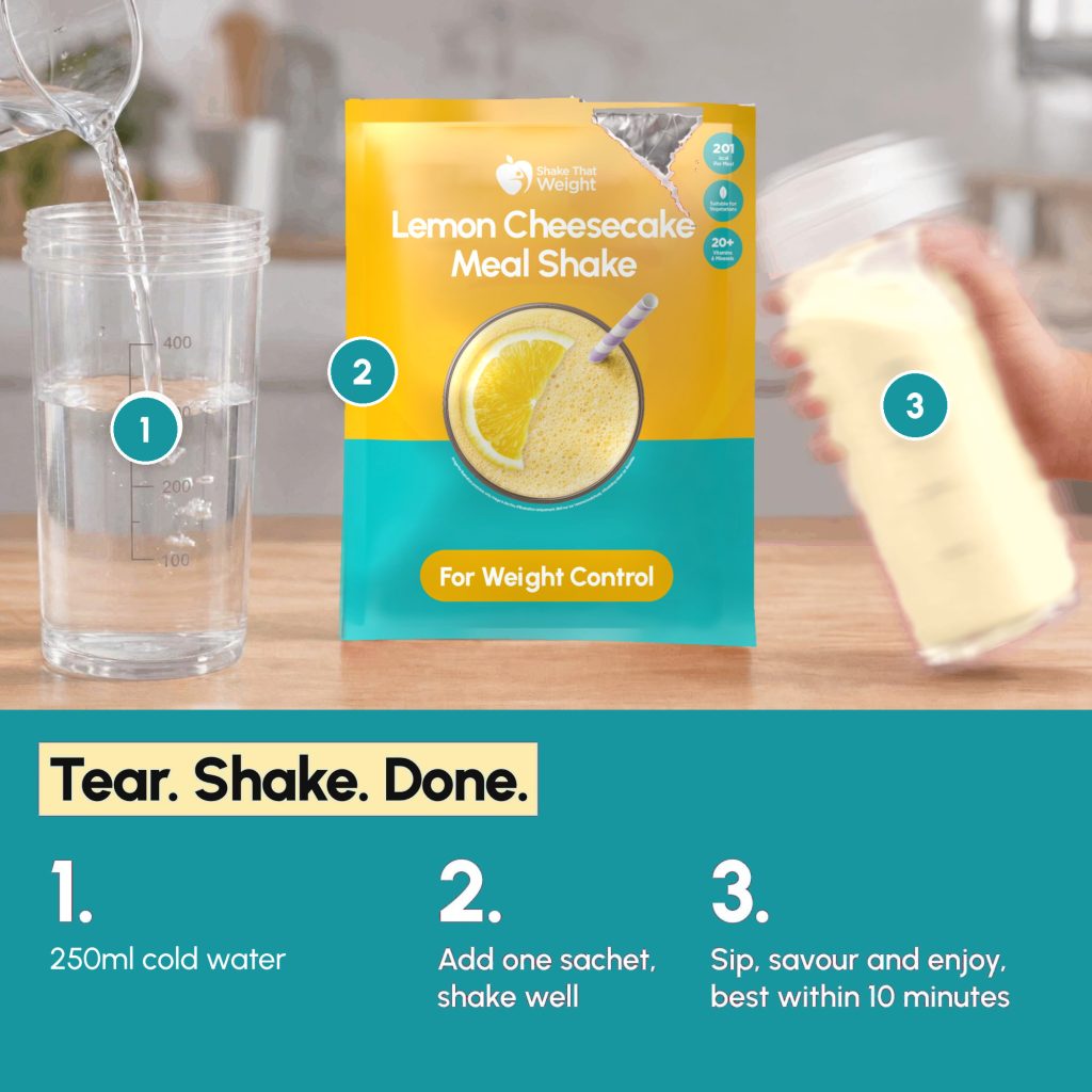 Lemon meal replacement shakes, 10 meal pack - image PT04