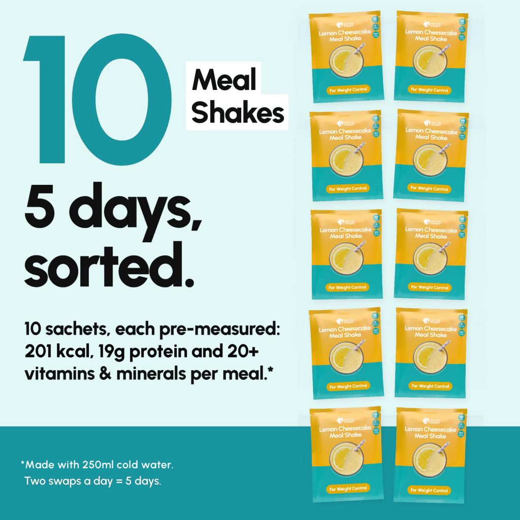 Lemon meal replacement shakes, 10 meal pack - image PT06
