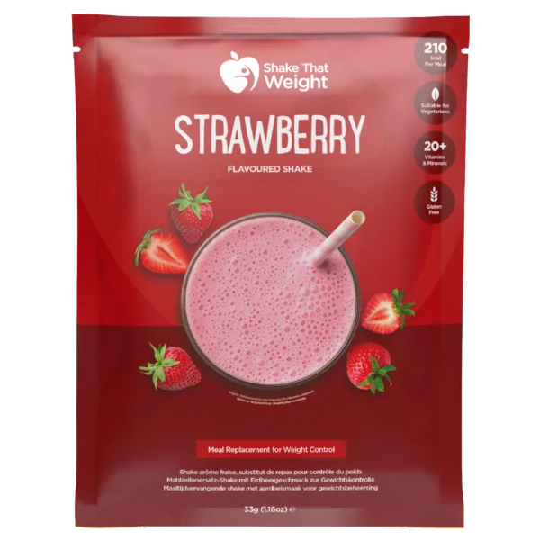 Strawberry shake sachet