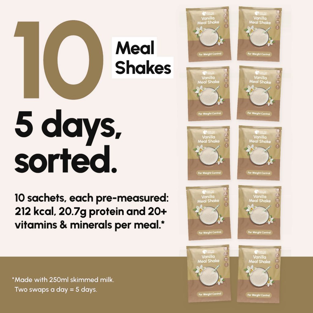 Vanilla meal replacement shakes, 10 meal pack - image PT06
